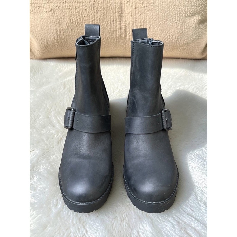 UGG Boots Women's 10 Fern Black Nubuck Leather 1003792 - Picture 7 of 15